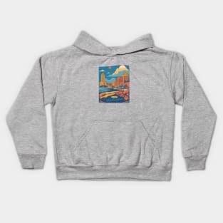 Michigan Vintage Design Kids Hoodie